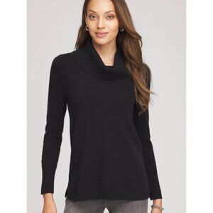 VTG Marbacher Womens Black Pure Cashmere Cowl Neck Sweater Size M Classic City